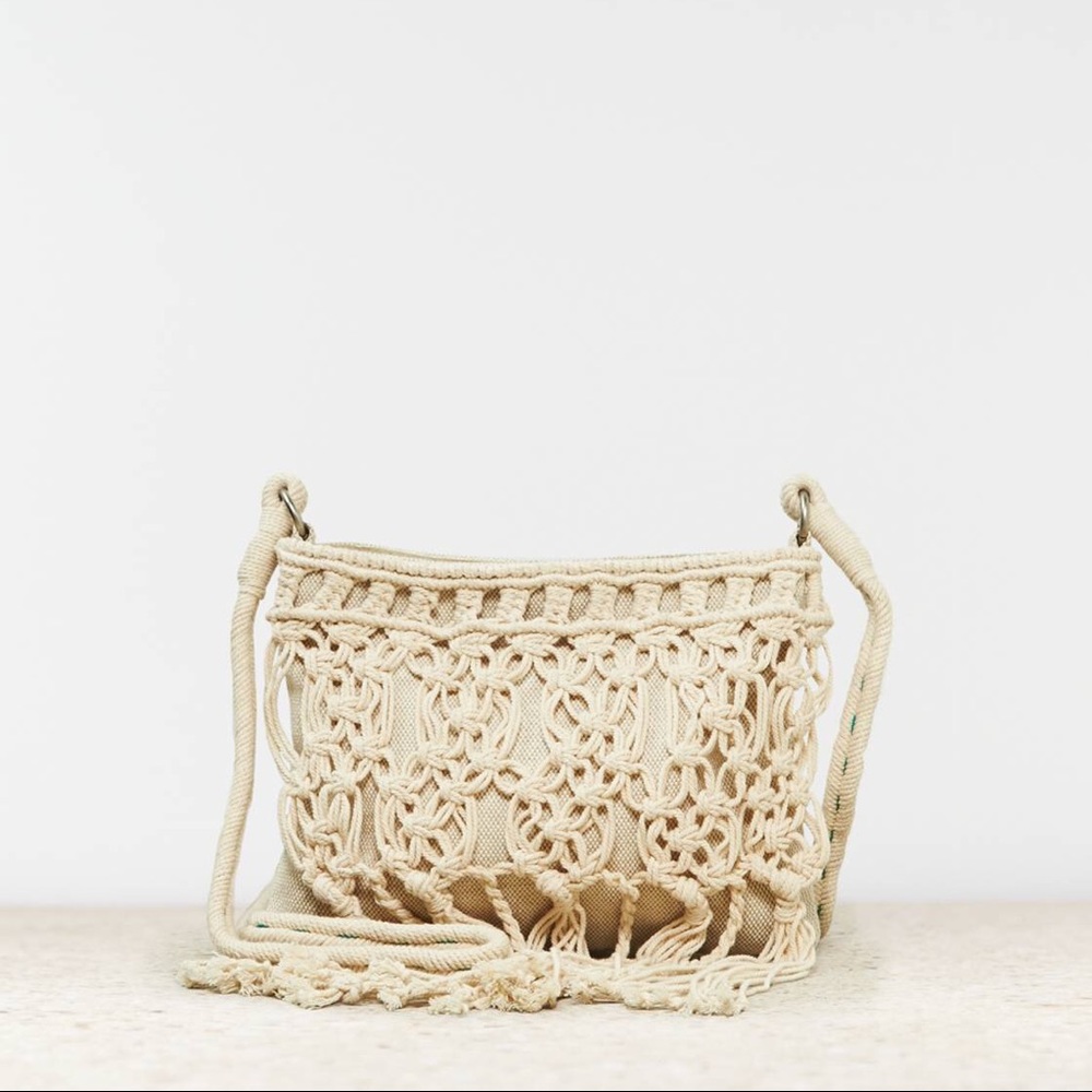 American Eagle Macrame Crossbody